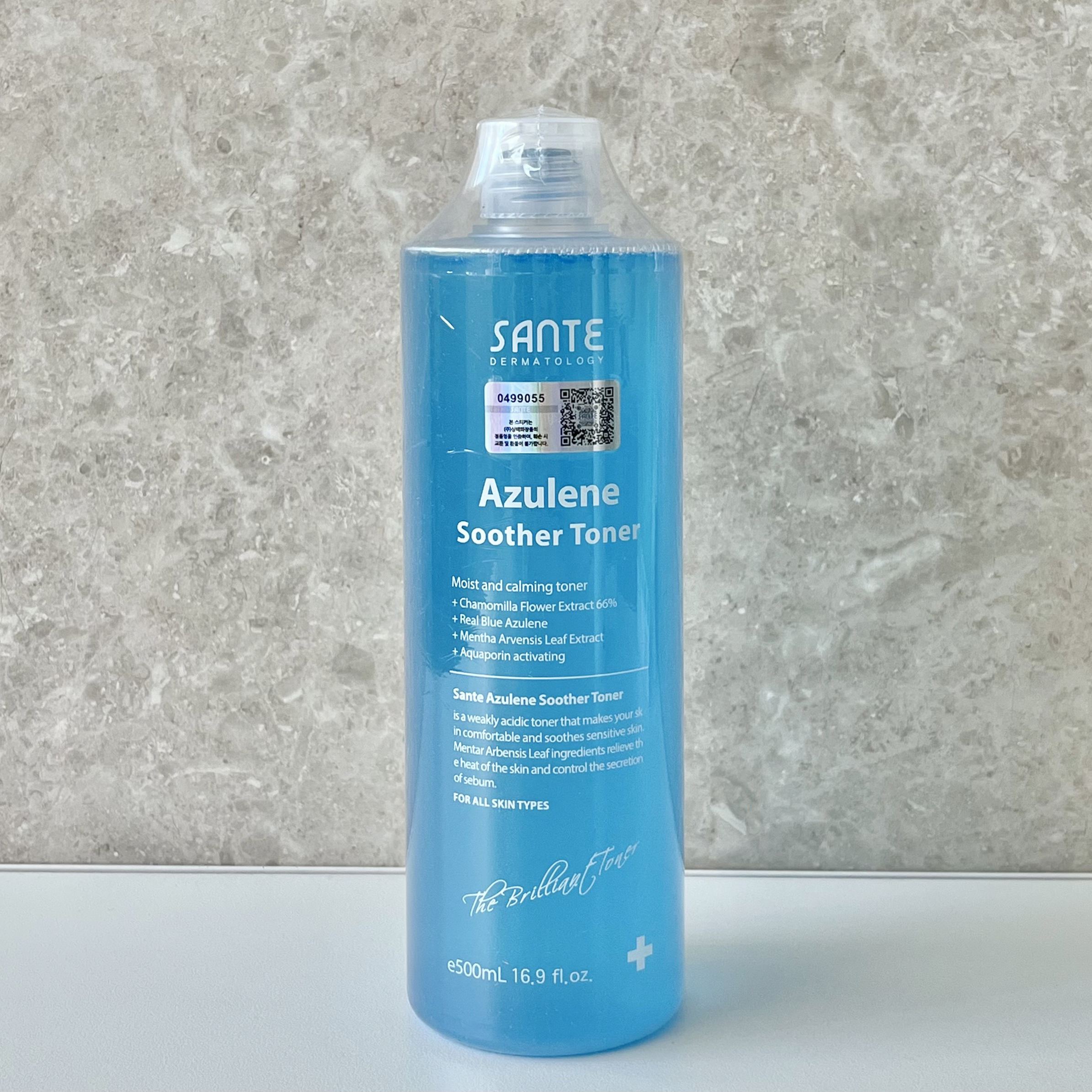 상떼 아줄렌 수더 토너 500ml - 메인 이미지