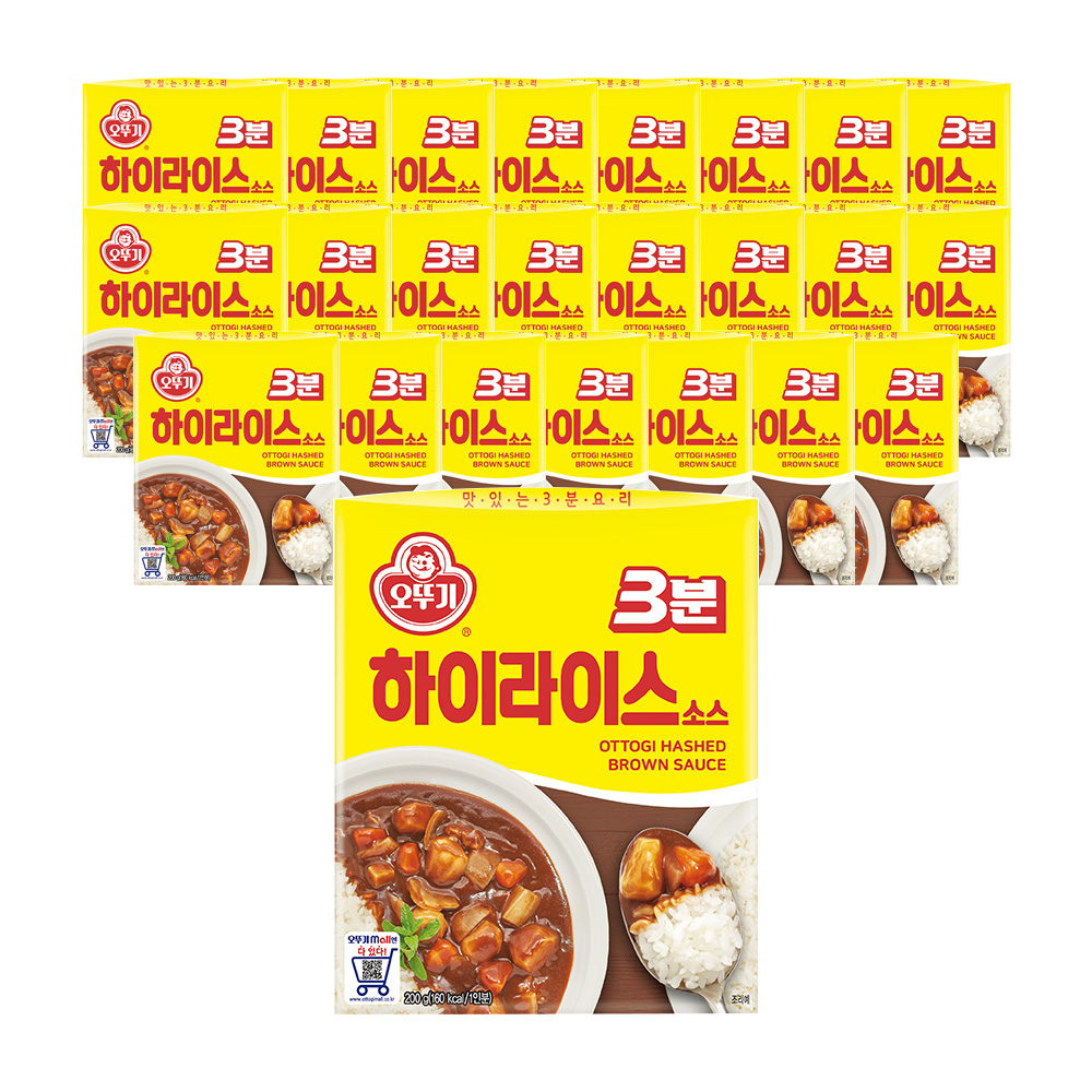 오뚜기 3분 하이라이스소스 200g 24개 - 상품 이미지
