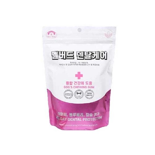 강아지 치석제거 가수분해 츄 벨버드 덴탈케어 종합건강 - 상품 이미지