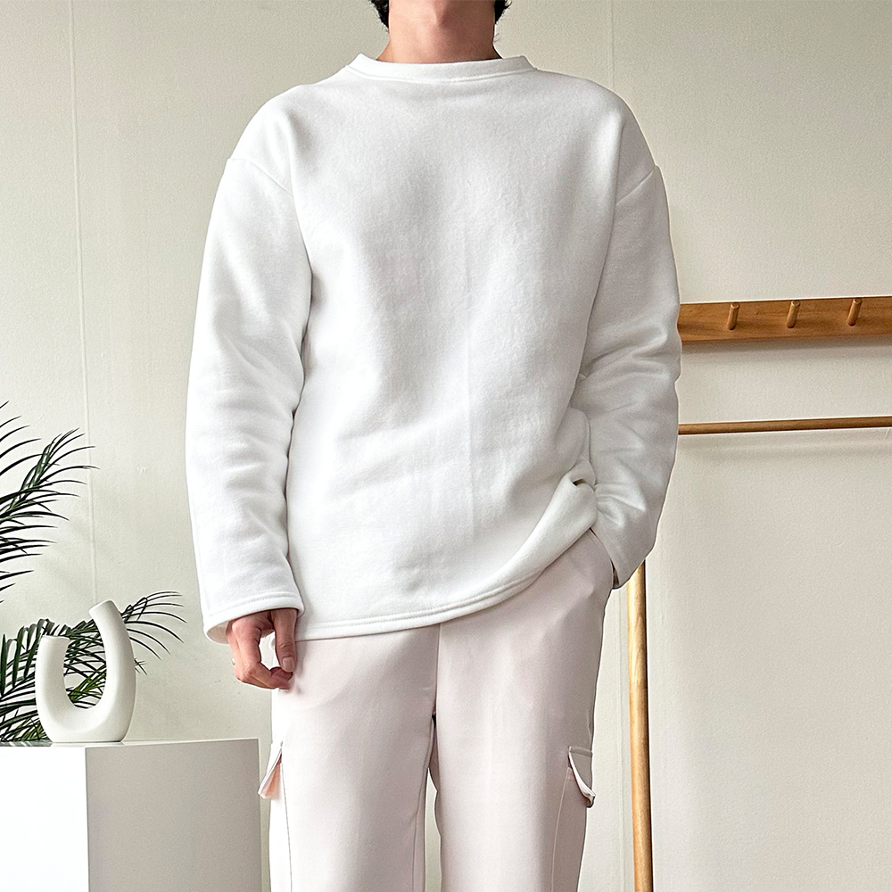 1+1 남자흰티 쭉티 어깨넓어보이는옷 - 상세 이미지 4