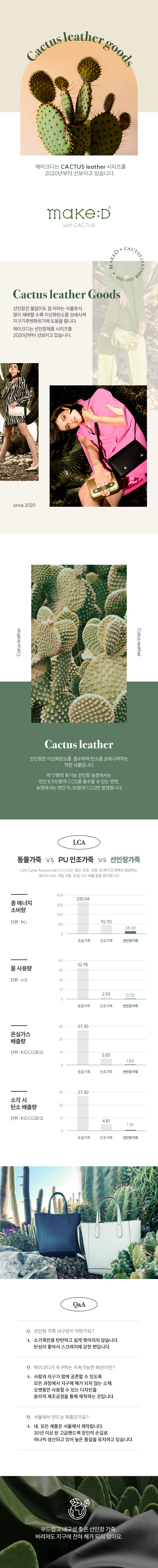 [메이크디] 비건레더 선인장가죽 여권 지갑 케이스 EC3T0 - 상세 이미지 4