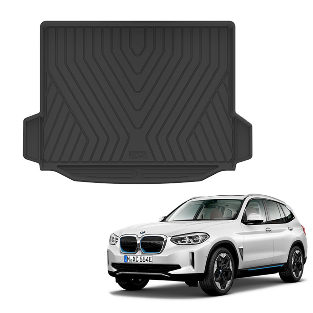 3W 에코라이너 TPE 카매트 3D 고무 바닥매트 BMW X시리즈 iX3 G08, 트렁크 - 상품 이미지