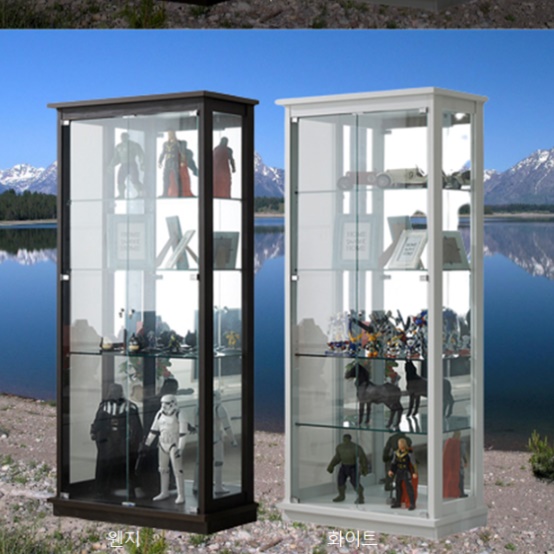 고급 장식장 화이트 엔틱 장식장 트로피 상패진열장 유리전시장
