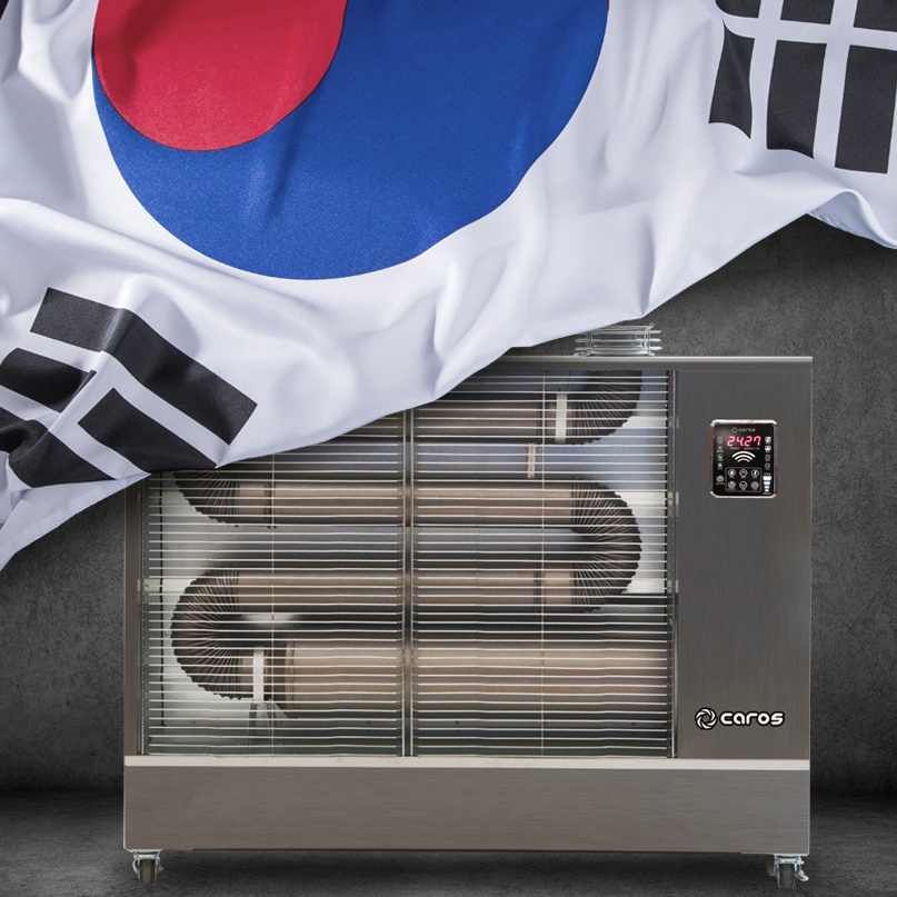 곱창난로 작업장돈풍기 원적외선 주름관히터 20평 등유돈풍기