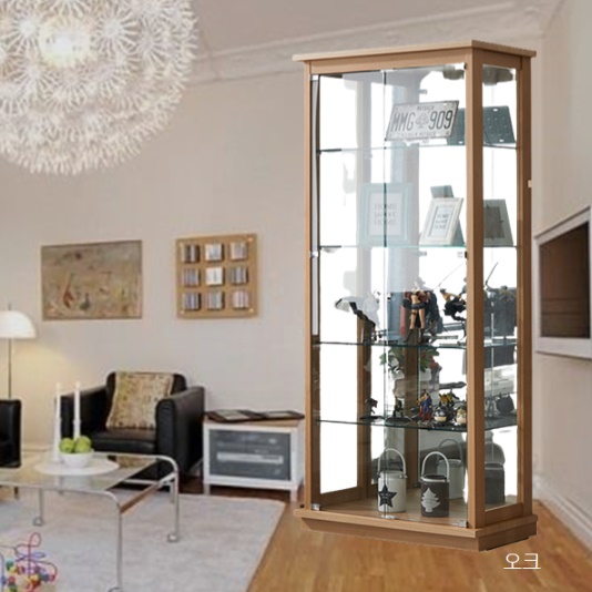 고급 장식장 화이트 엔틱 장식장 트로피 상패진열장 유리전시장