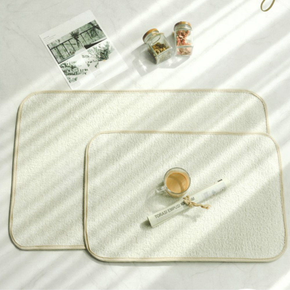 발매트 욕실 화장실 현관 러그 주방매트 아이보리