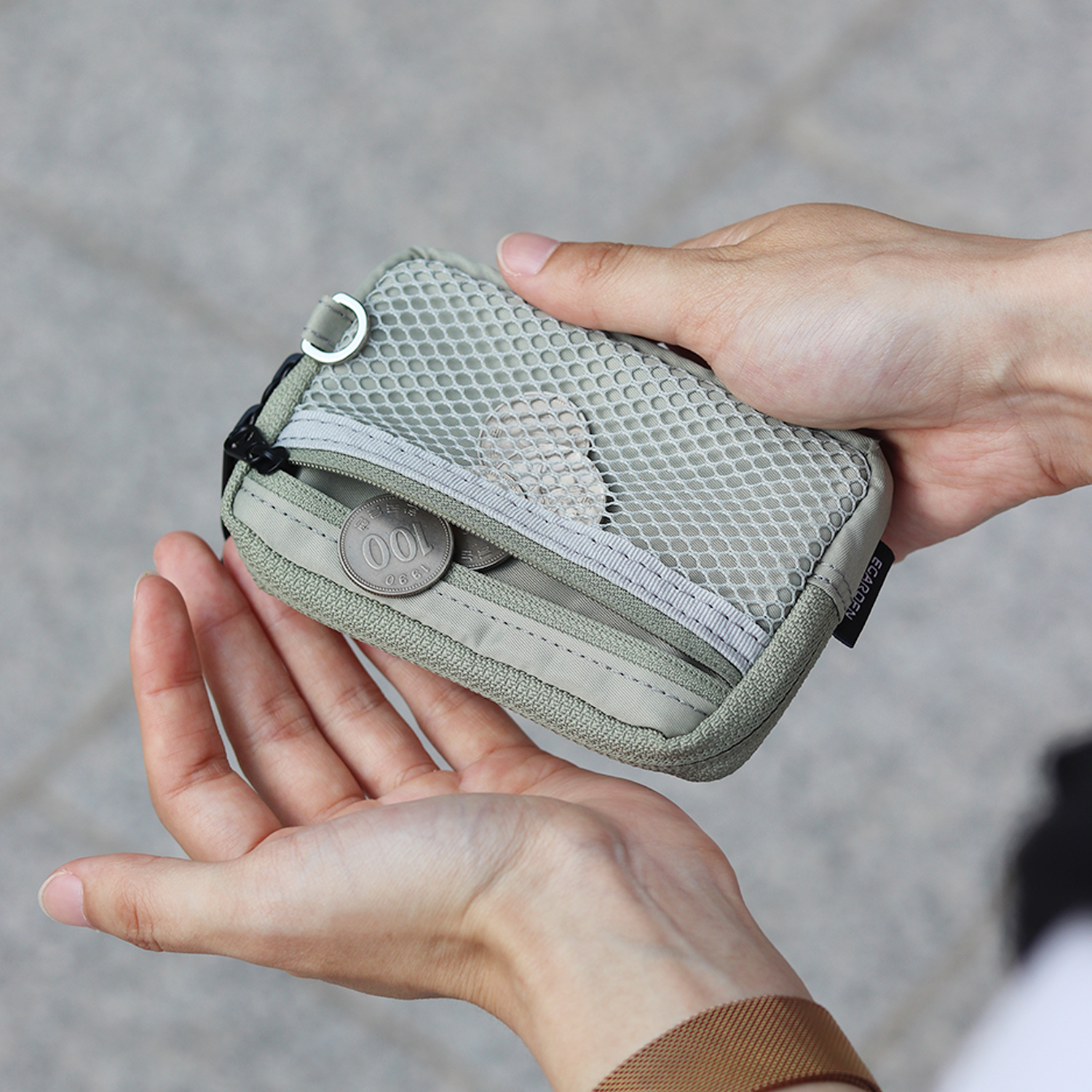 에가든 트래블러 월렛 여행 나일론 카드 일본 엔화 여행용 동전 지갑