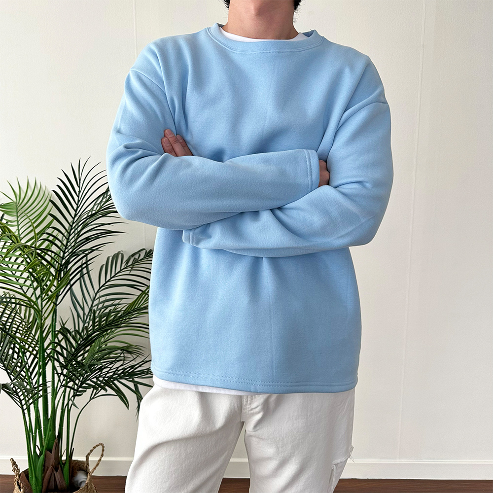 쭉티 기모긴팔티 남자흰티 - 상품 이미지