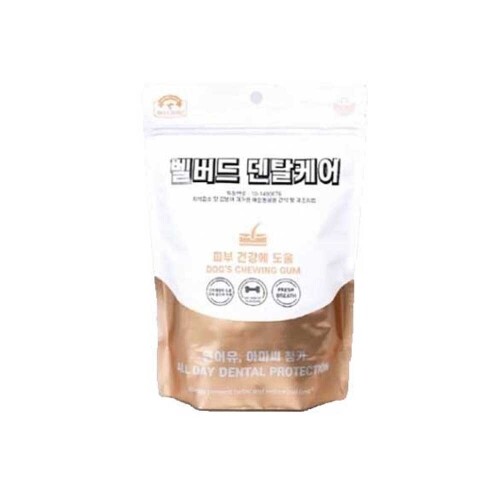 강아지 치석제거 가수분해 덴탈껌 벨버드 덴탈케어 피부건강 - 상품 이미지