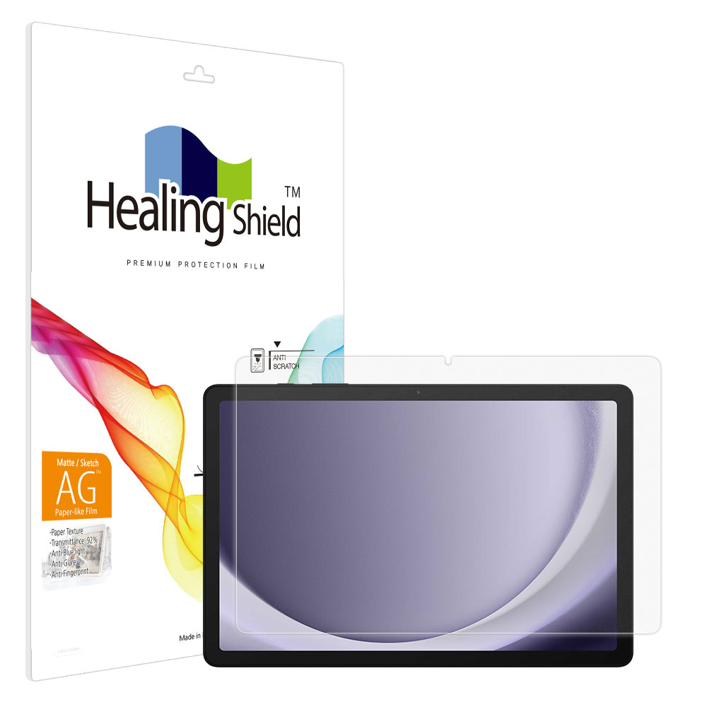 갤럭시탭 종이질감 블루라이트차단 필름 갤럭시 탭 A9+, 1매입