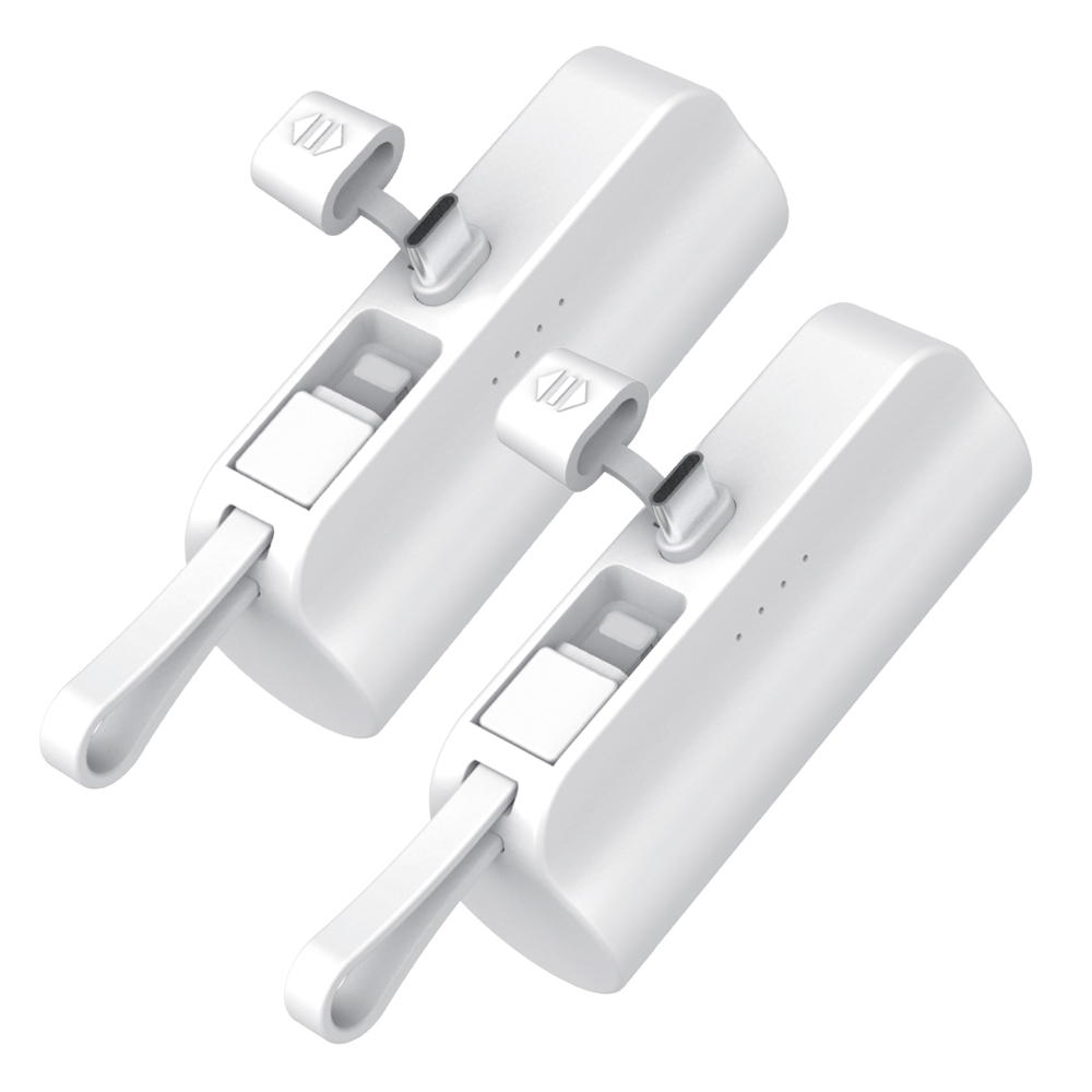 1+1 나이테 일체형 보조배터리 5000mAh ST-AB100 올리브 - 상세 이미지 4