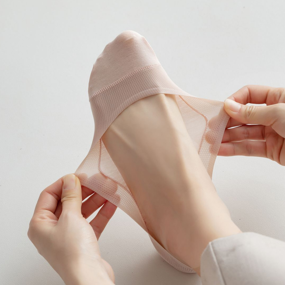 어린이집선생님덧신 유치원교사 실내용 얇은양말 5개세트 - 상품 이미지