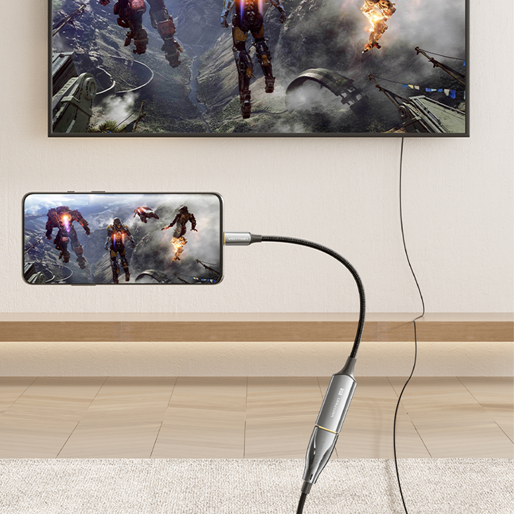 벤션 울트라 4K 60Hz C타입 HDMI 2.0 미러링 젠더 CRE - 상세 이미지 3