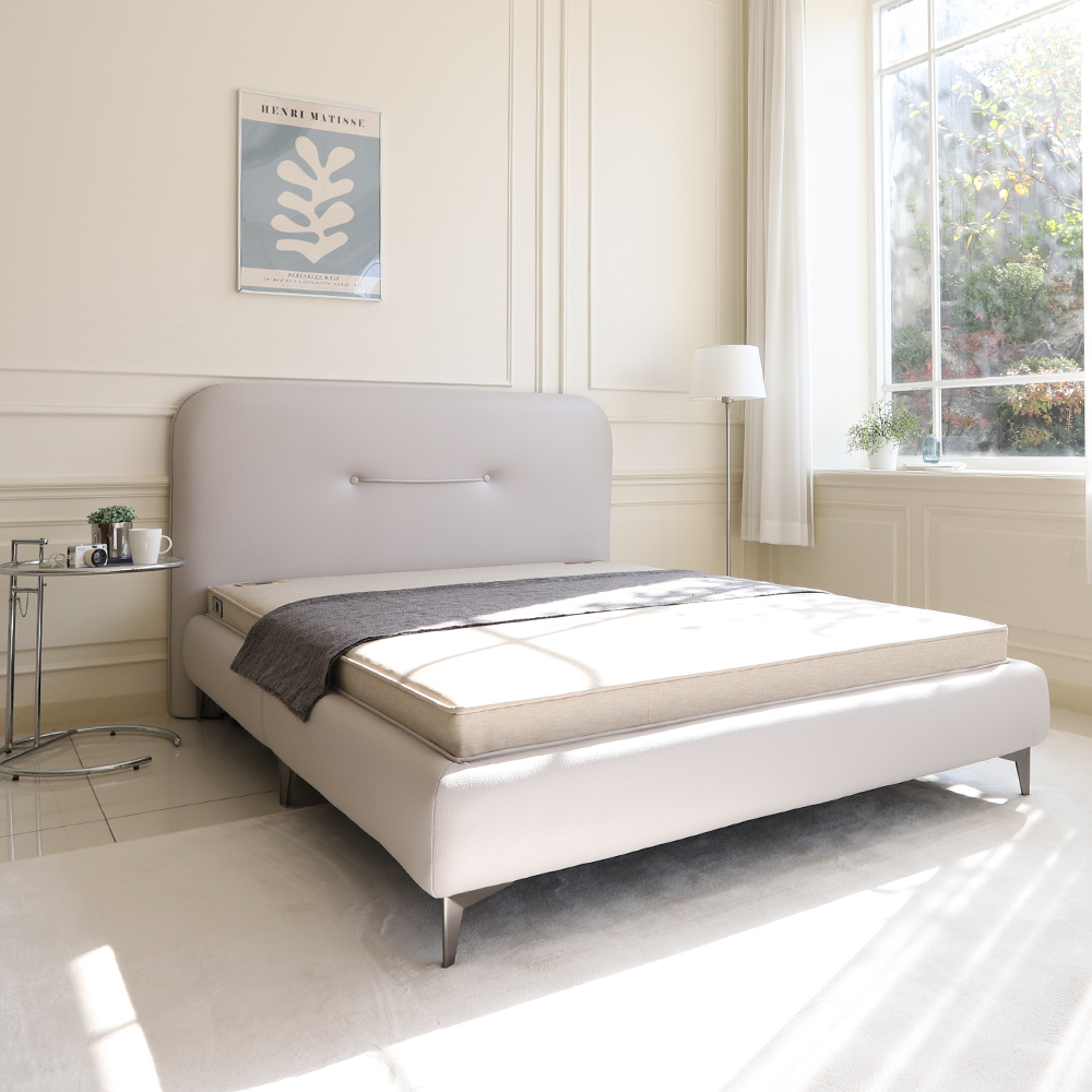 국내제작 타미 가죽 생활 방수 황토볼 흙침대 온열 황토침대 라지킹 LK CL494