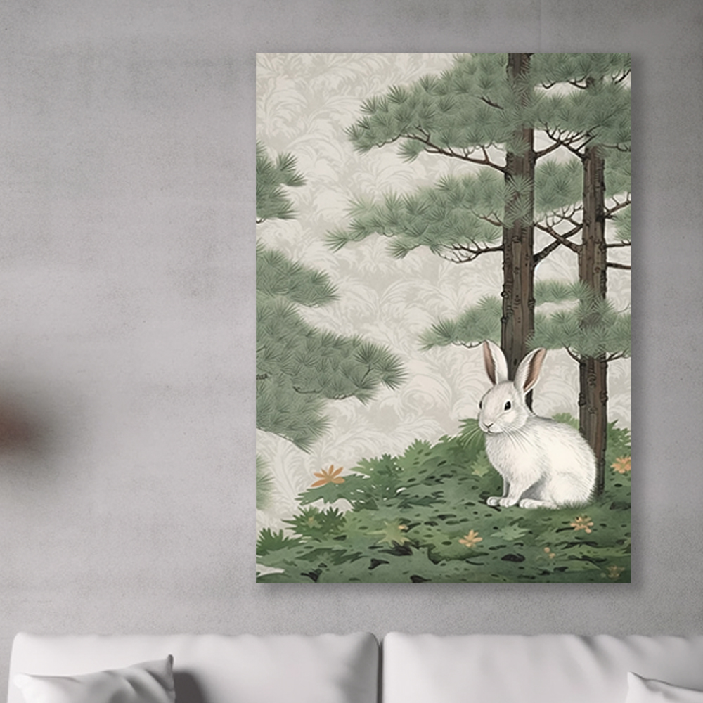 재물 소나무 80x80cm 캔버스액자 소나무그림 - 상세 이미지 3