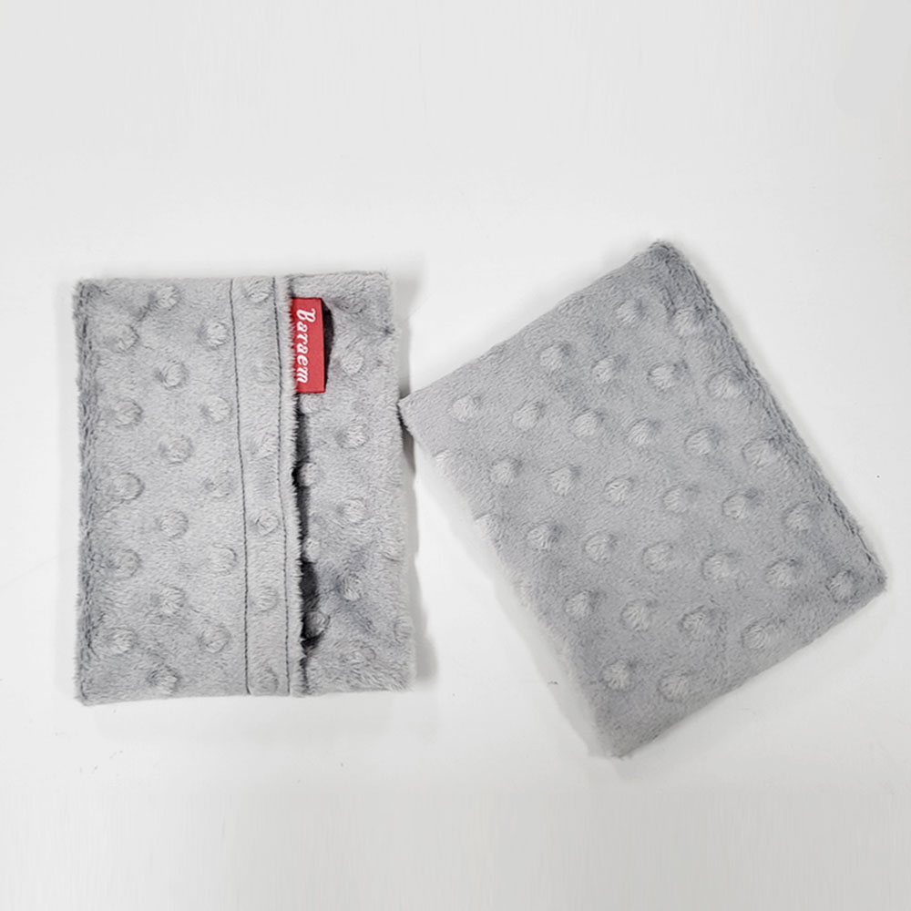 바램 핫팩 파우치 손난로 대형 150g 극세사 그레이