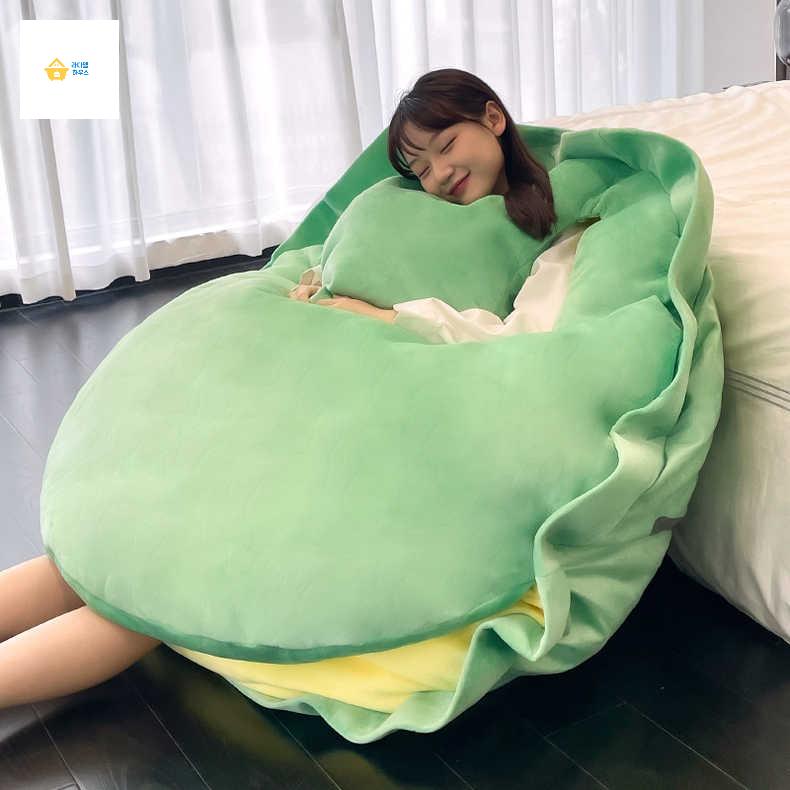베개 대형 인형 침낭 필로우 거북이베개 껍질 거북이 - 상품 이미지