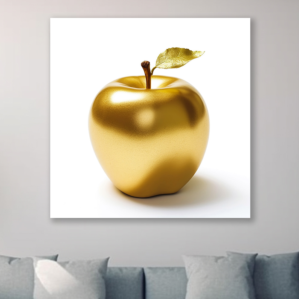 금전운 빨간 사과 80x80cm 캔버스 액자 사과그림 인테리어 - 상세 이미지 5