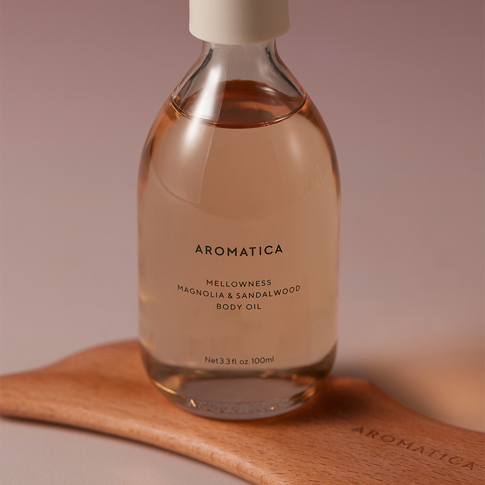 아로마티카 멜로우니스 바디오일 100ML & 돌고래 바디 괄사 마사지 2종 세트 바디케어 마사지오일 이미지 4