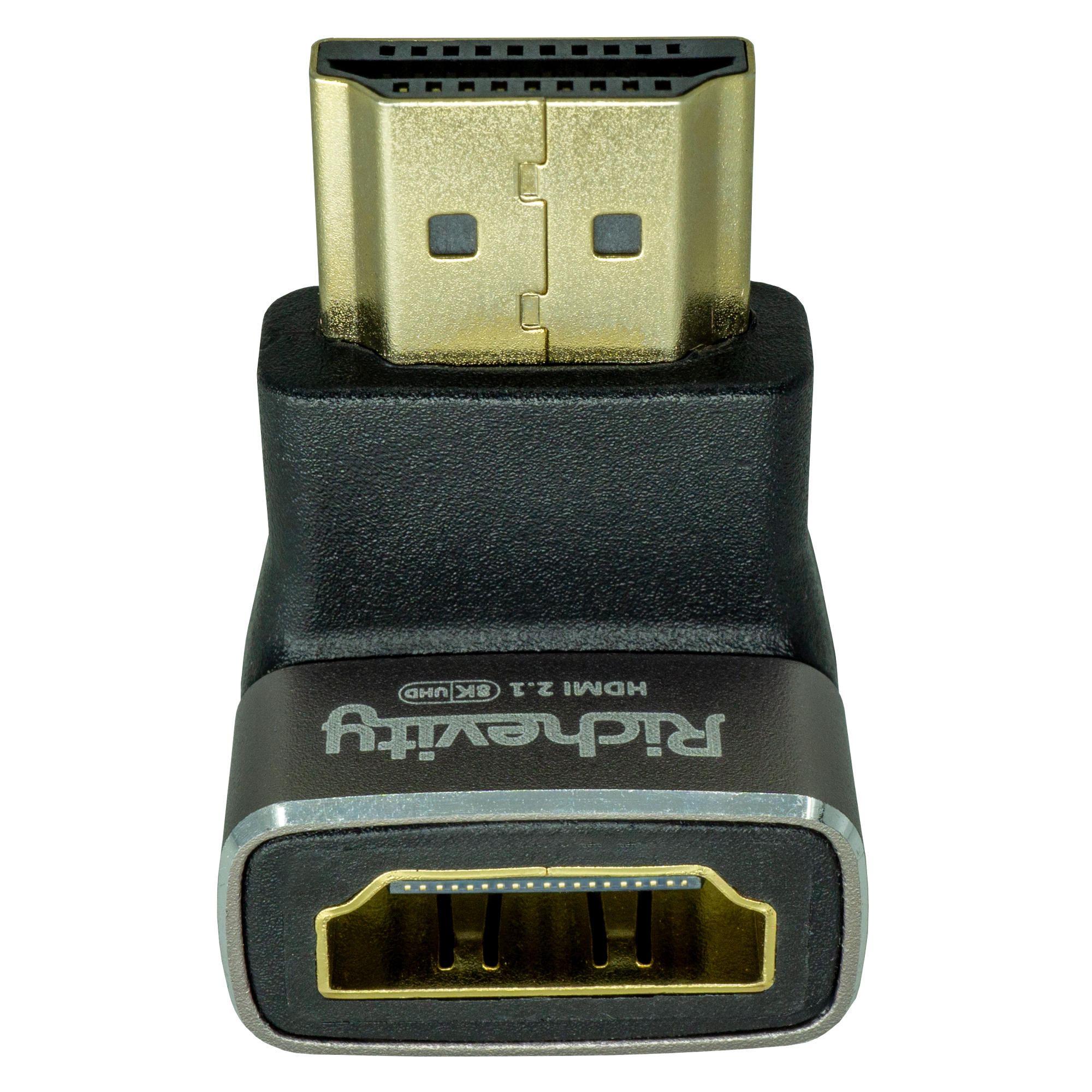 리체비티 8K HDMI 2.1 90도 꺾임 젠더 ㄱ자 상향 - 상세 이미지 3
