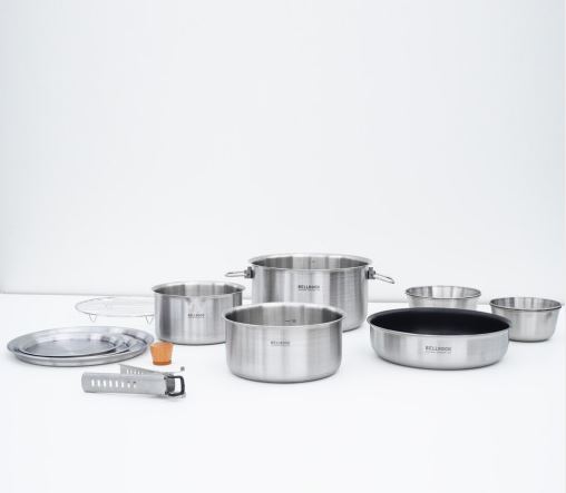 벨락 멀티팟 핸즈프리 코펠 세트 냄비 식기 전용가방 백패킹