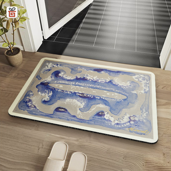 샤르매트 소프트 규조토 발매트 욕실 화장실 별이 빛나는 밤