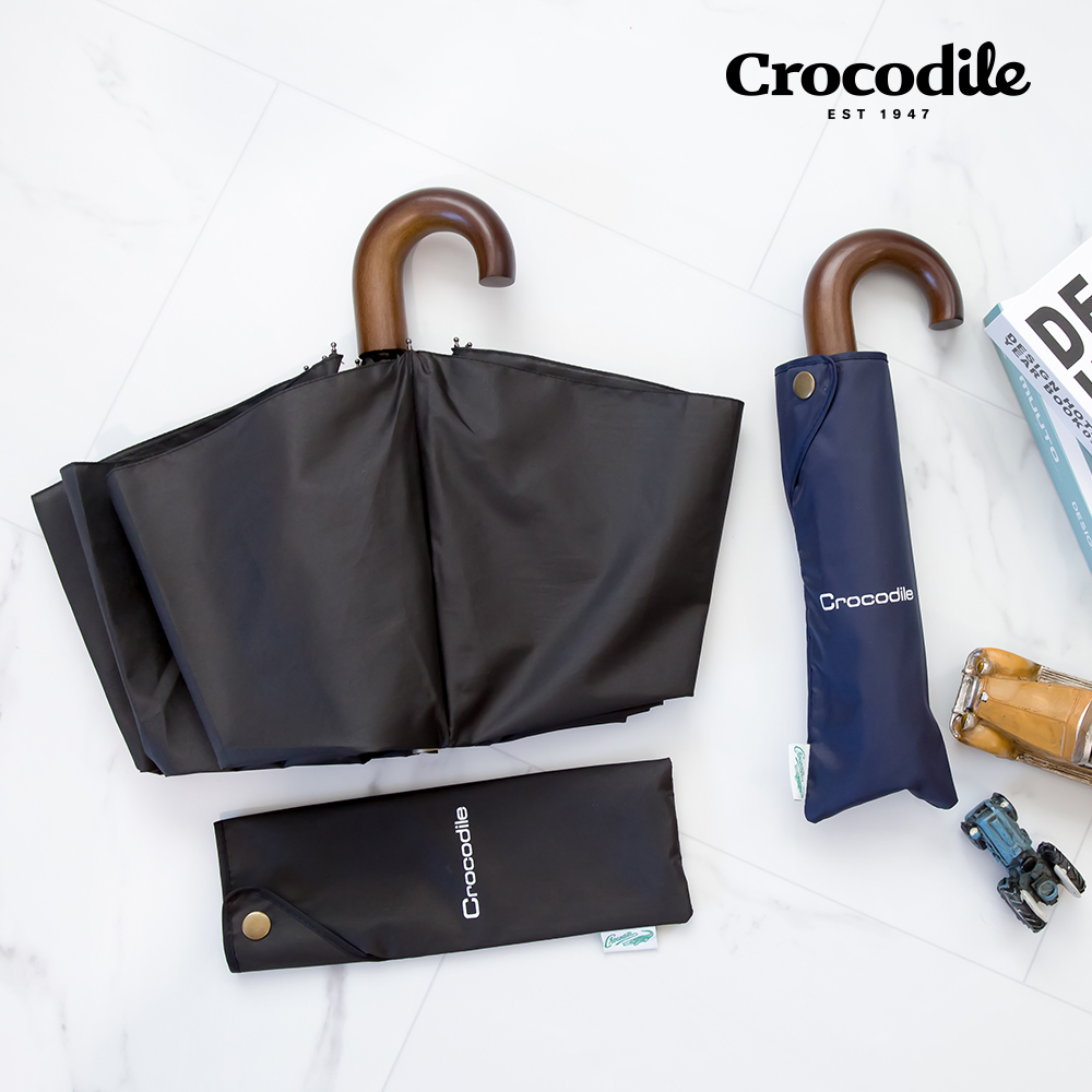 1+1기획세트/크로커다일 모던브로 라인 2단 3단 자동 우산 고급 장우산+6014K 장우산