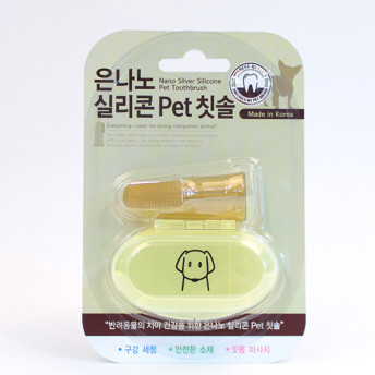 100%국내제조 은나노 애견칫솔 반려견칫솔 구강칫솔 치석제거 강아지칫솔 실리콘 손가락칫솔 - 상세 이미지 3
