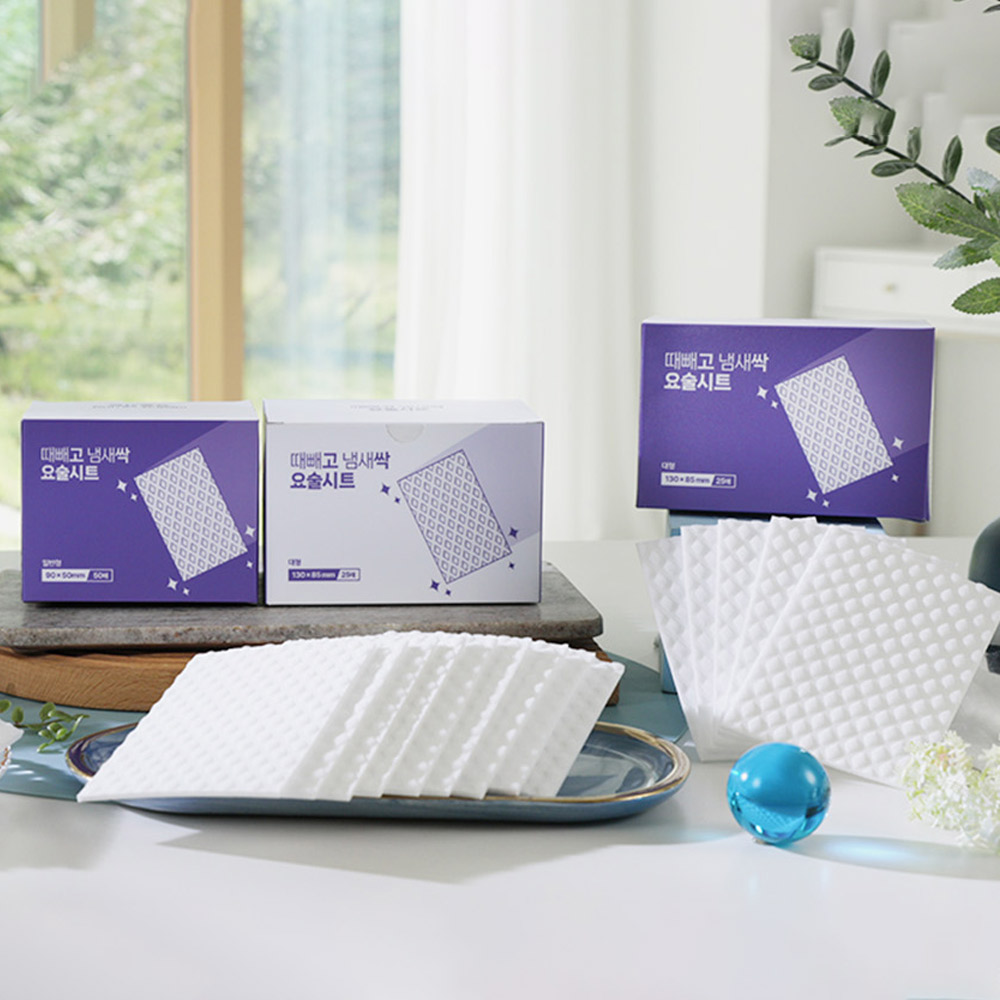프리미엄 때빼고 냄새싹 요술시트 2세트 기름때 제거 곰팡이 클리너 매직 수세미 - 상세 이미지 2