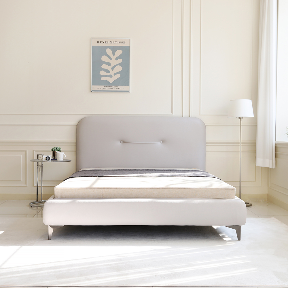 국내제작 타미 가죽 생활 방수 황토볼 흙침대 온열 황토침대 슈퍼싱글 SS CL494