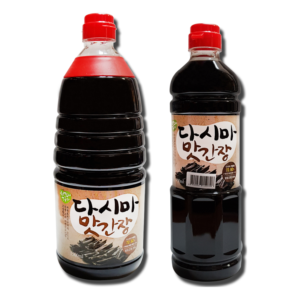 해오름바이오 자연요리연구가 기장 다시마맛간장 추출액 약 80% 국산재료 - 상품 이미지