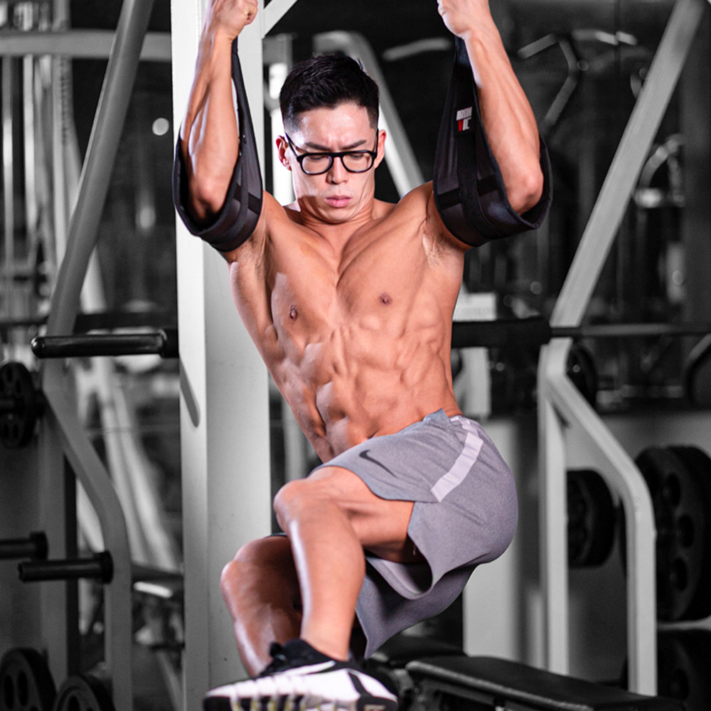 아이언빅 행잉레그레이즈 AB 스트랩 복근 코어 운동기구 니레이즈 밴드 이미지 3