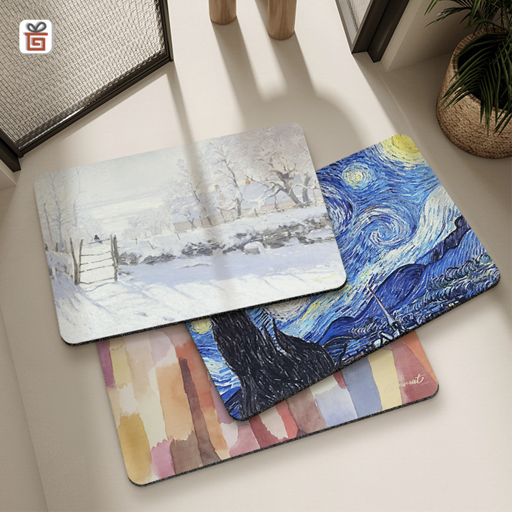 샤르매트 소프트 규조토 발매트 욕실 화장실 별이 빛나는 밤