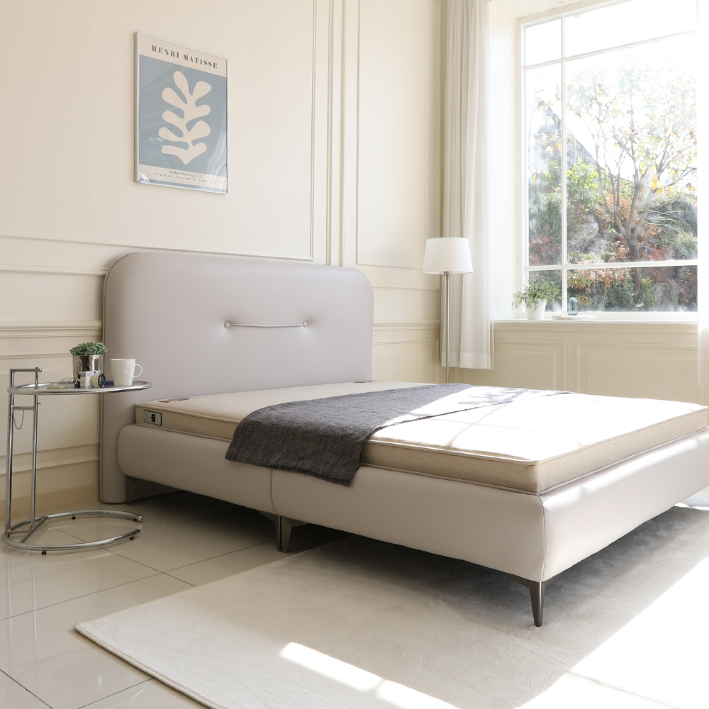 국내제작 타미 가죽 생활 방수 황토볼 흙침대 온열 황토침대 킹 K CL494