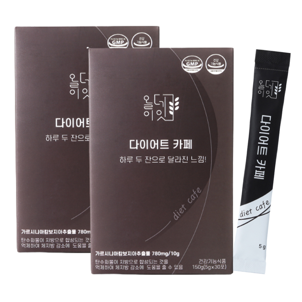 가르시니아 다이어트커피 체지방감소 아메리카노 30포, 2개