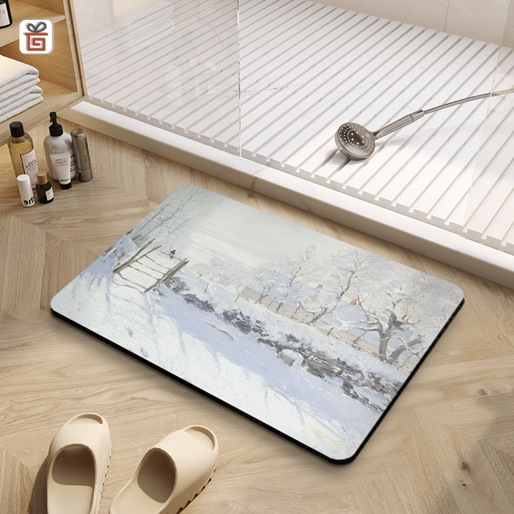 샤르매트 소프트 규조토 발매트 욕실 화장실 별이 빛나는 밤