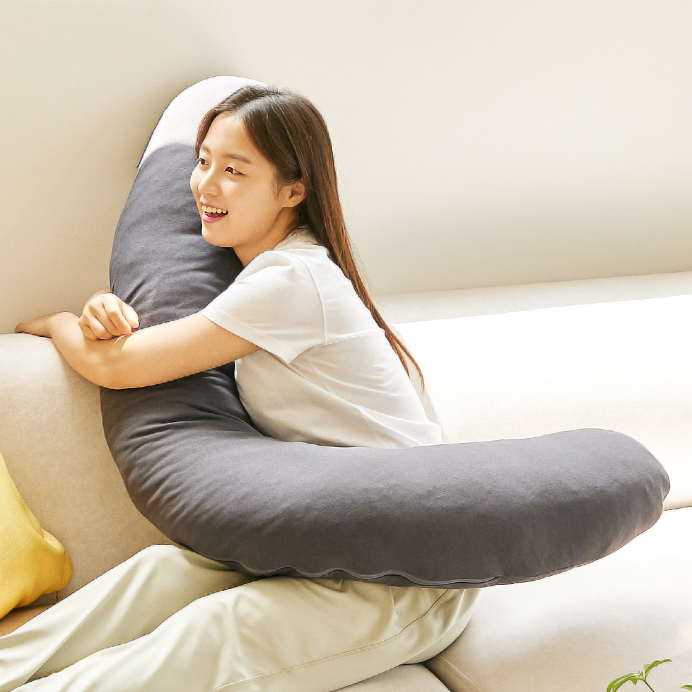 숙면 바디필로우 안고자는 긴베개 꿀잠 롱쿠션 L자형 메모리폼칩 베네폼 이미지 6