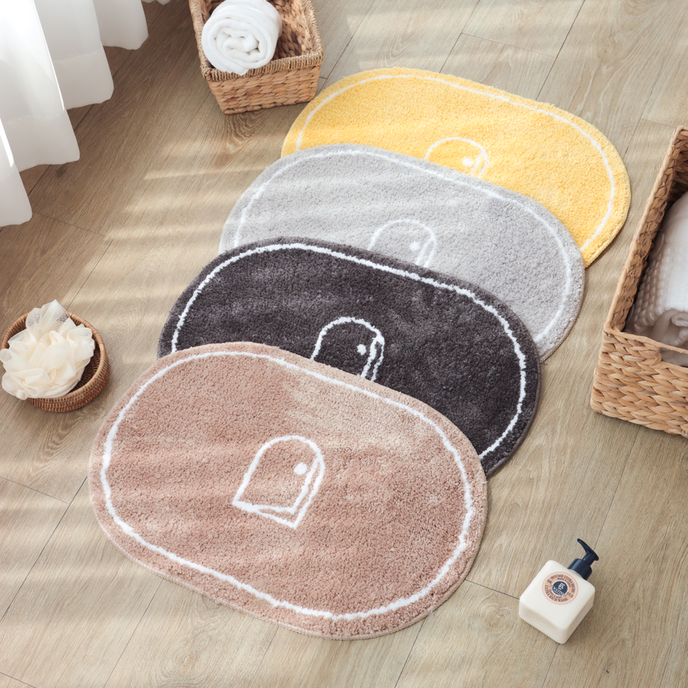 하루의공간 비해피 발매트 욕실 화장실 주방 현관 극세사 미끄럼방지