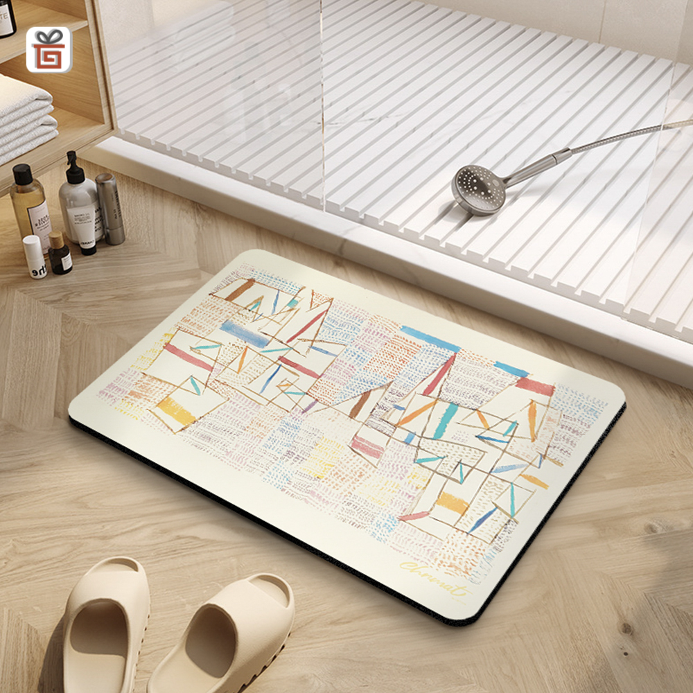 샤르매트 소프트 규조토 발매트 욕실 화장실 별이 빛나는 밤