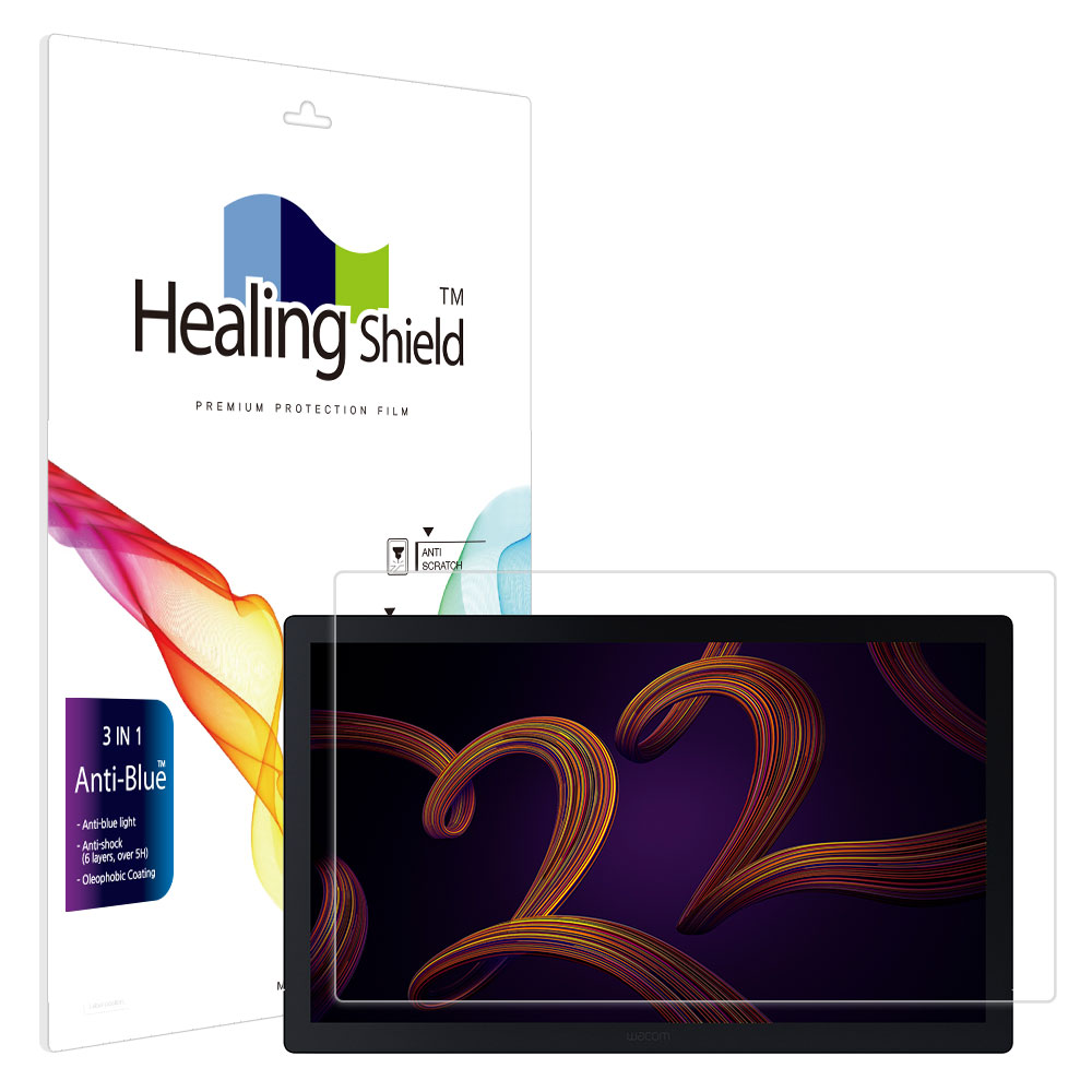와콤 신티크 프로 22 DTH227K2C 블루라이트차단 액정보호필름 - 상품 이미지