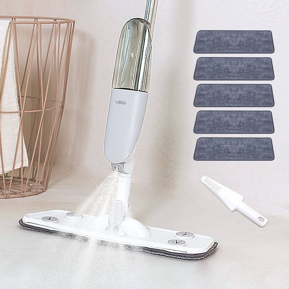 레토 스프레이 밀대걸레 와이드형 극세사패드 5장 세트