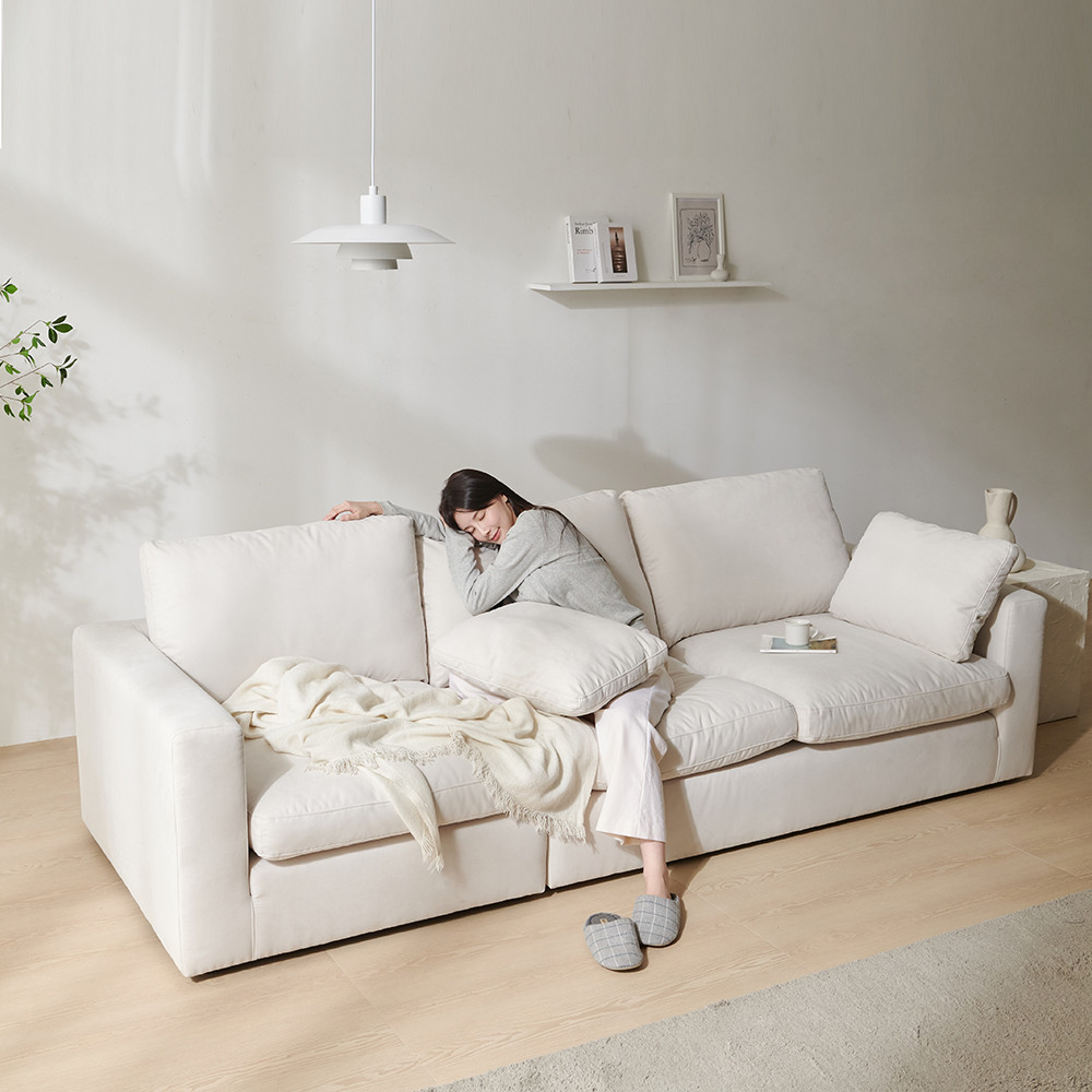 루미에르 아쿠아텍스 패브릭 모듈 소파 4인 기본형