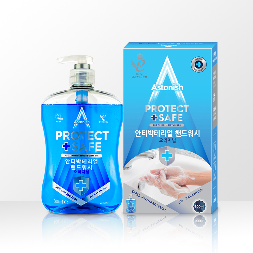 [본사] 아스토니쉬 오리지널 항균핸드워시 저자극 액체비누 고보습 손세정제 600ml - 상세 이미지 3