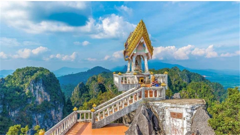 태국  호랑이 동굴 사원, 에메랄드 풀 및 온천 종일 투어 | 끄라비 이미지 3