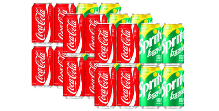 코카콜라 업소용 355ml 12입+ 스프라이트 355ml 12입