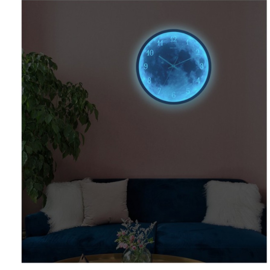 무선 벽걸이 LED 시계 아이방 건전지 LED 벽시계 - 상세 이미지 4