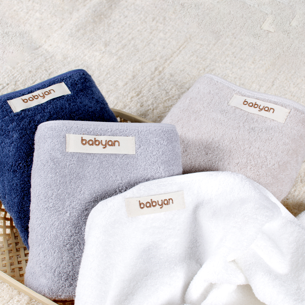 베이비앙 국내산 무형광 최고급 프리미엄 코마사 60수 순면 베이직 세면타올(페이스타월)