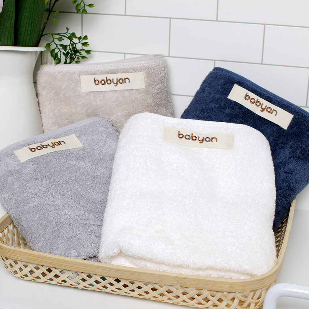 베이비앙 국내산 무형광 최고급 프리미엄 코마사 60수 순면 베이직 세면타올(페이스타월)