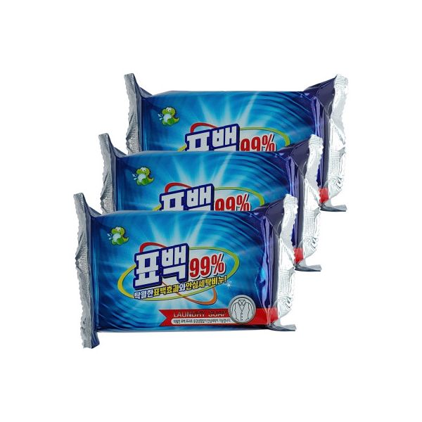표백 99 안심 세탁비누 3개SM 세탁 살균 동시효과 태광 : 세나유통