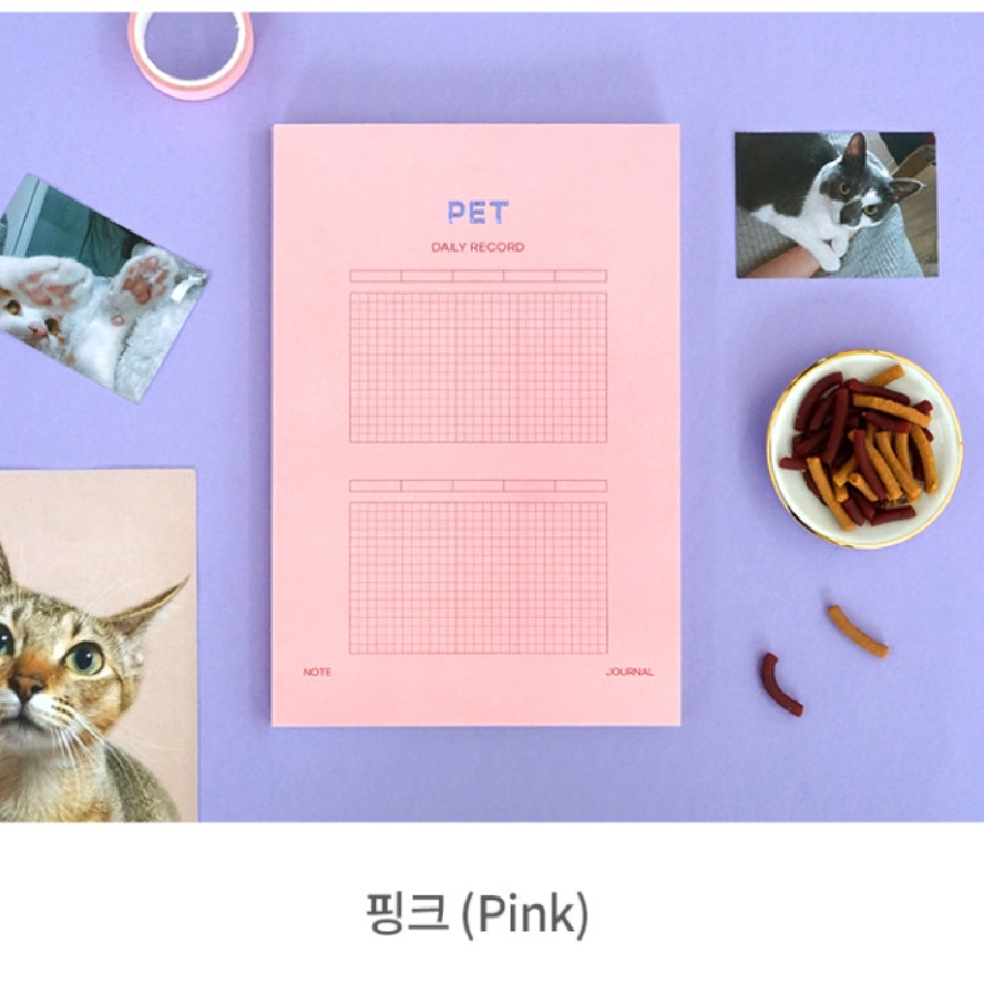 고양이 다이어리 강아지 다이어리 애견 일기장 반려견 애완견 포토 다이어리 - 상세 이미지 3